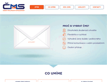 Tablet Screenshot of cms-praha.cz